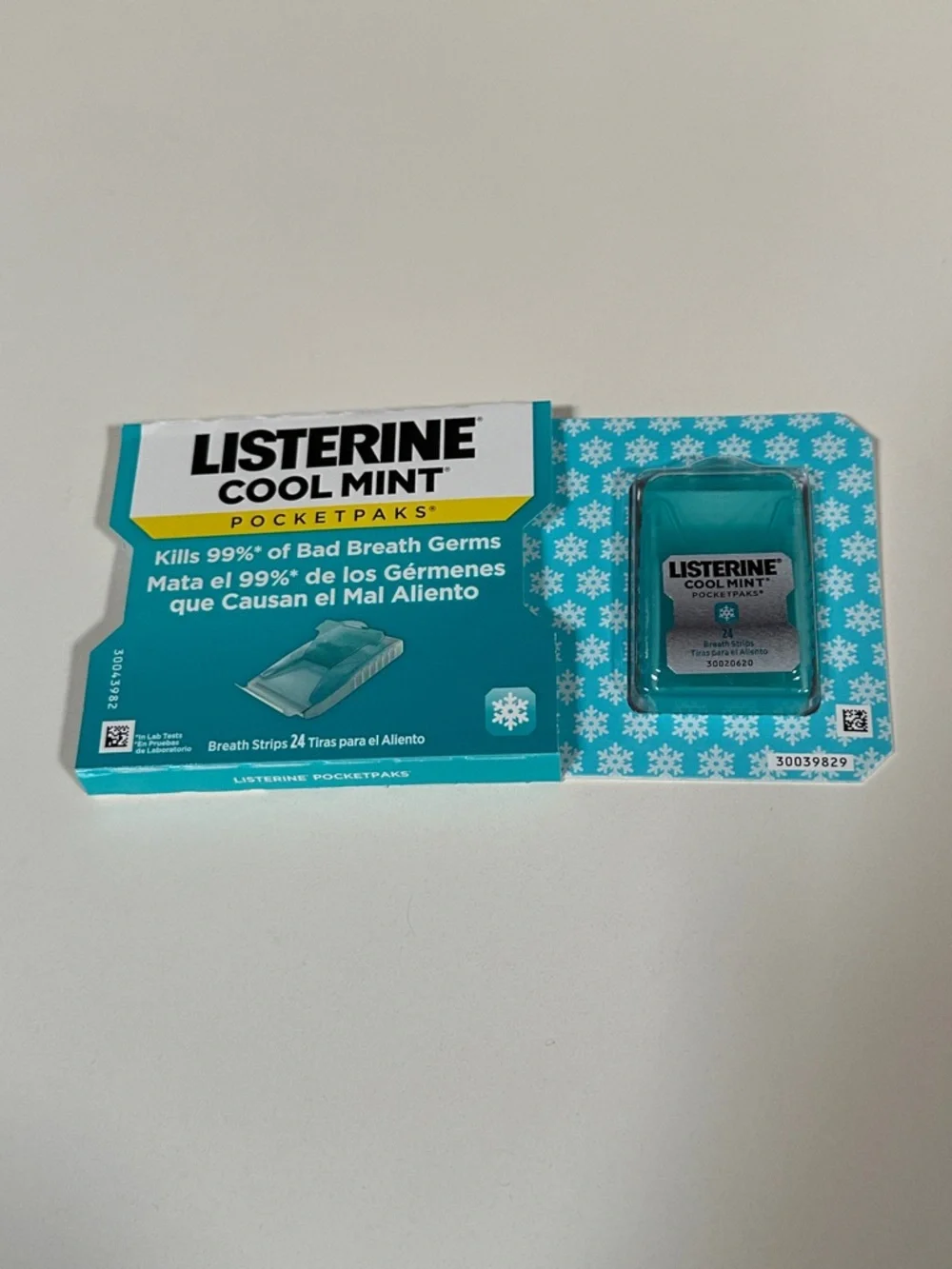 12 Packs Of Listerine Cool Mint Breath Strips Pock